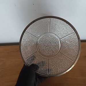 Bowl de Vidrio Labrado con Borde Metálico - imagen 5