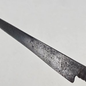Cuchillo Criollo Antiguo con Sello Borroso en Hoja - imagen 4