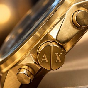 Reloj Armani Exchange AX2508 Cronógrafo Dorado y Azul para Hombre - imagen 2