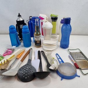 Lote Surtido de Utensilios de Cocina y Recipientes Plásticos para el Hogar - imagen 2