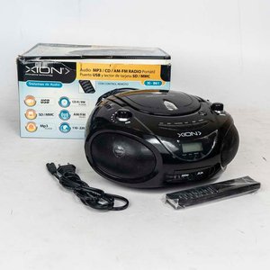 Radio Portátil Xion Huevito con CD/MP3, USB y Control Remoto - imagen 2