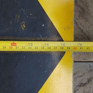 Cartel Señalización Vial Curva Peligrosa Flechas Amarillas y Negras - imagen 3