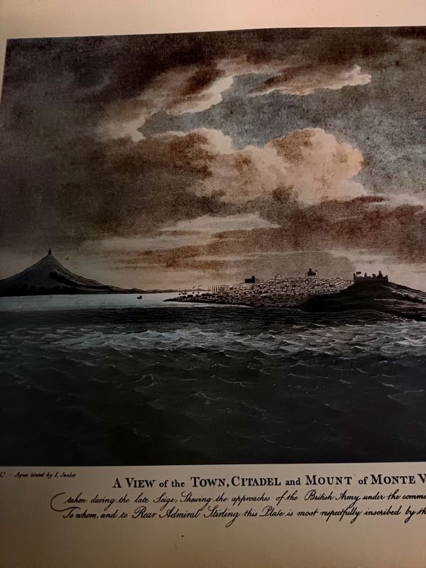 Lámina "Vista de Montevideo, Río de la Plata, durante el Sitio Británico" (c. 1807) - imagen 10