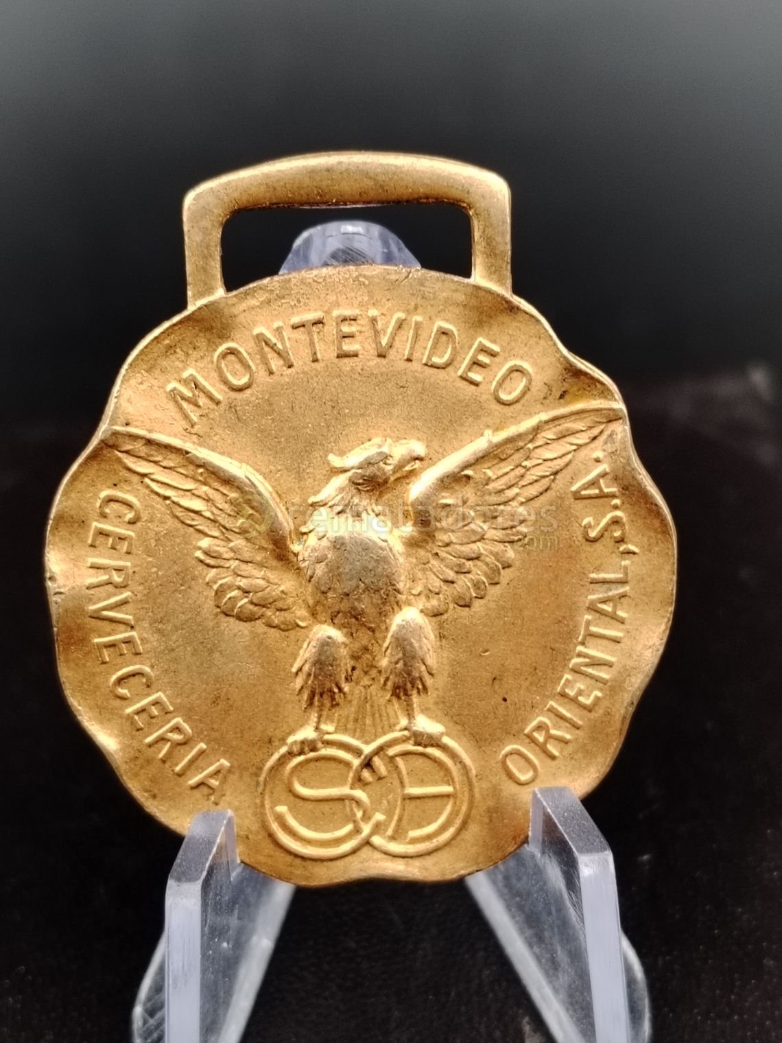 Medalla Cervecería Montevideo Oriental S.A. Dorada