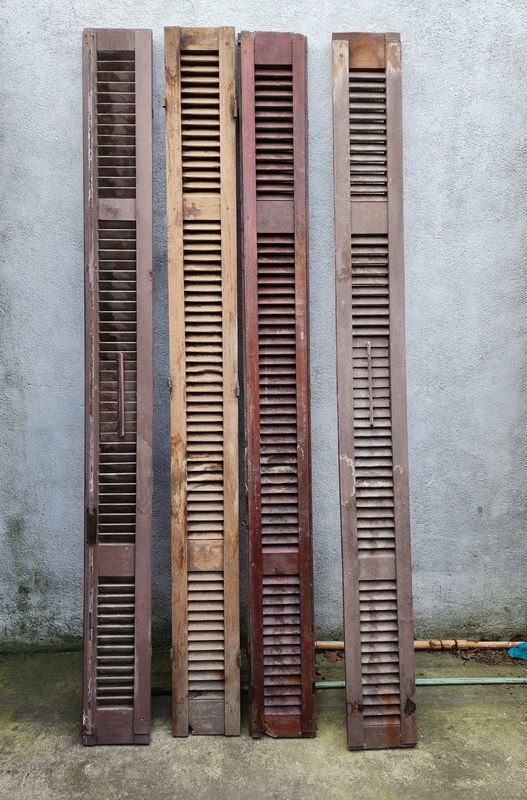 Celosías de Madera Angostas para Restaurar