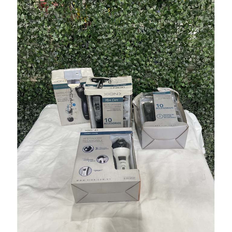 Set de 4 Afeitadoras Eléctricas Xion Men Care Recargables