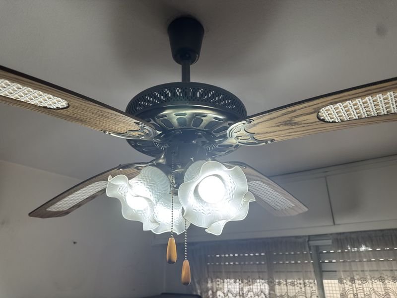 Ventilador de techo completo con luces y accesorios - imagen 2