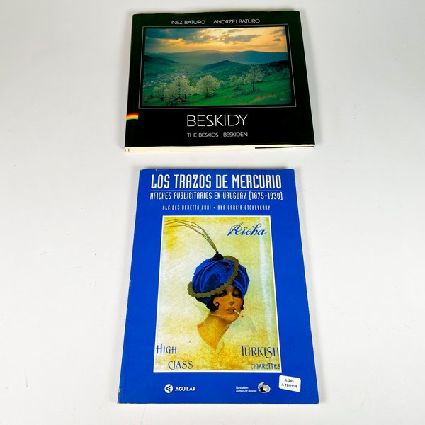Lote anterior: Dos libros de arte y literatura: Los trazos de Mercurio y Beskidy