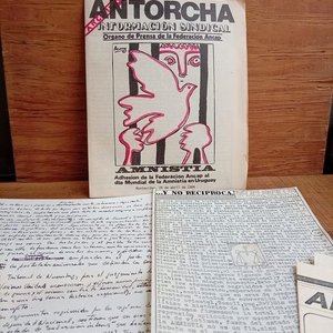 Publicación Sindicalista "Antorcha" sobre Amnistía en Uruguay 1984 - imagen 1