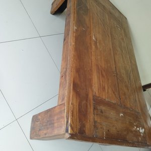 Mesa de Living Rústica de Madera Noble - imagen 4