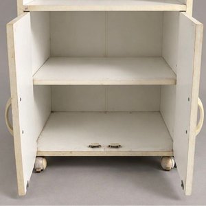 Mueble Auxiliar de Trabajo con Bandeja Extensible y Ruedas - imagen 4