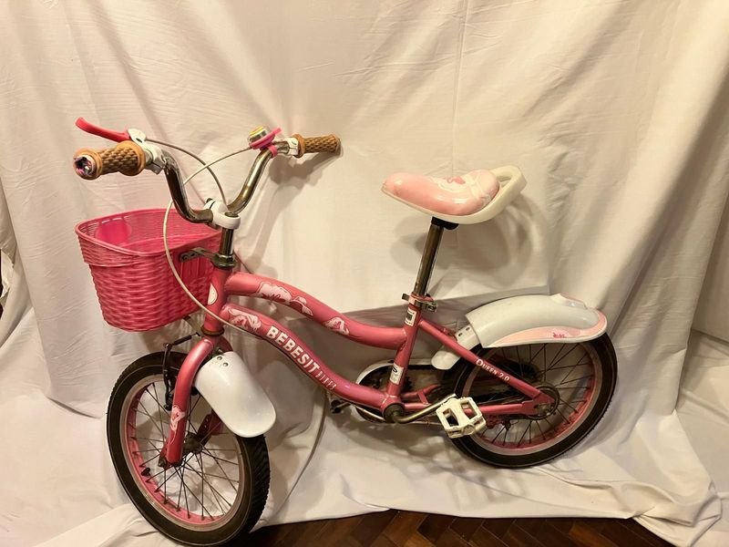 Bicicleta Infantil Bebesit Queen Rodado 16 Rosa