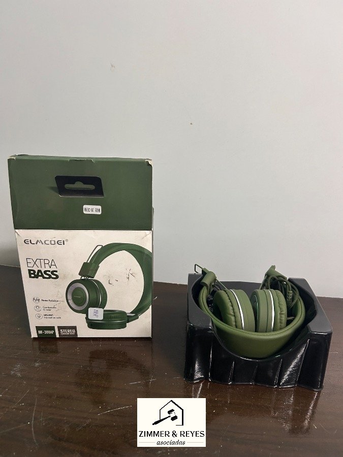 Auriculares ELMCOGI Extra Bass Verdes