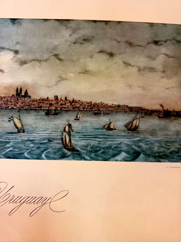 Litografía histórica de Montevideo por L. Wiegeland (1866) - imagen 2