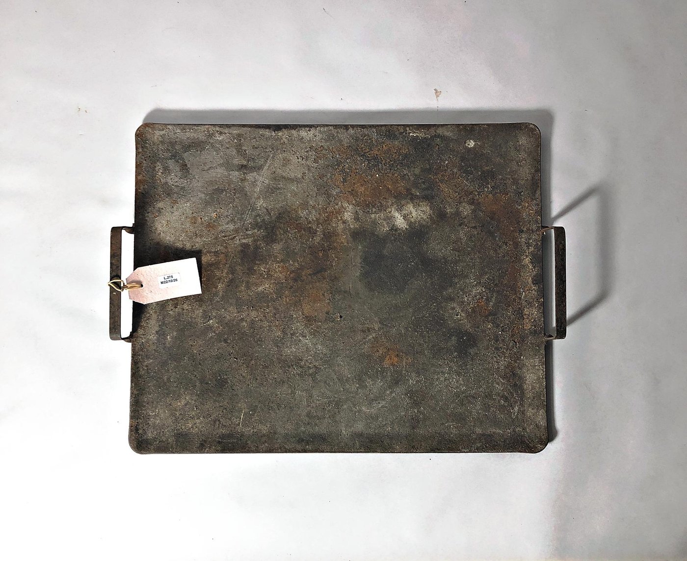 Plancha de Hierro Rectangular con Asas