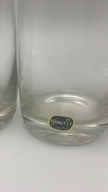 Vasos de cristal bohemia, 3 vasos - imagen 3