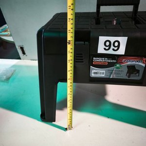 Banqueta Negra Multiuso con Compartimento Arqplast - imagen 2