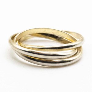 Lote anterior: Anillo Triple Entrelazado Plata con Baño de Oro