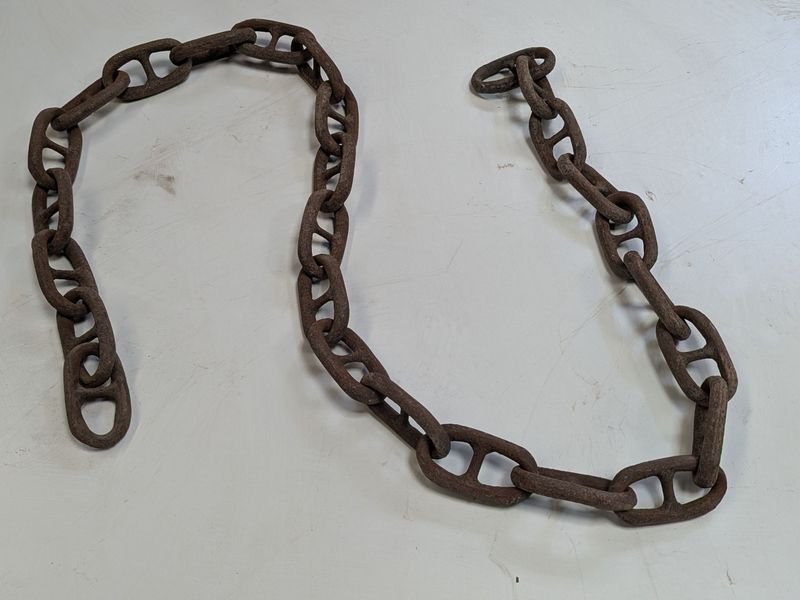 Cadena de barco en ocho con eslabón de 17cm - imagen 2