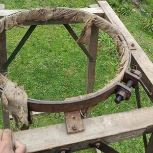 Aro de Embolsar Lana Estructura de Madera - imagen 2