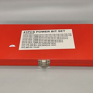 Juego de Puntas Torx, Multi Torx y Allen de 41 Piezas con Estuche Metálico - imagen 6
