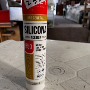 Lote siguiente: Sellador de Silicona Acética Blanco 280ml