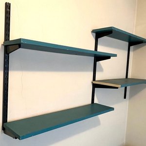 Estantería de Pared Azul de 4 Niveles - imagen 3