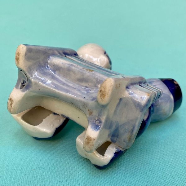 Antiguo y hermoso adorno holandés de cerámica Delft - imagen 4