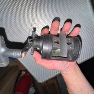 Reel de Pesca GC20 Negro con Hilo Verde - imagen 4