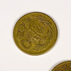 Tres Monedas Peruanas "Sol de Oro" de Colección - imagen 3
