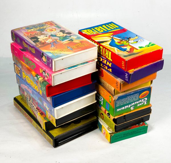 Diecisiete Películas Disney Originales VHS Varias