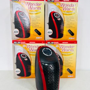 Lote de 4 Mini Caloventiladores "Wonder Warm" - Funcionan - imagen 1