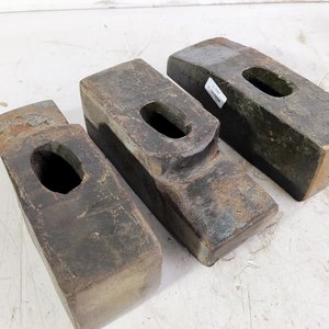 3 Martillos de forja sin mango, 4 kg cada uno - imagen 1