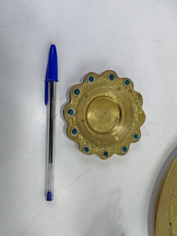 Adornos En Bronce Y Copitas En Vidrio - imagen 6