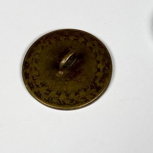 Diez Monedas Antiguas y Botón Gauchesco de Bronce - imagen 4