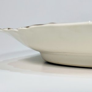 Plato de Porcelana Francesa Haviland Limoges con Guarda Dorada - imagen 2