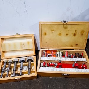 Set de Mechas Forstner y Fresas en Caja de Madera - imagen 1