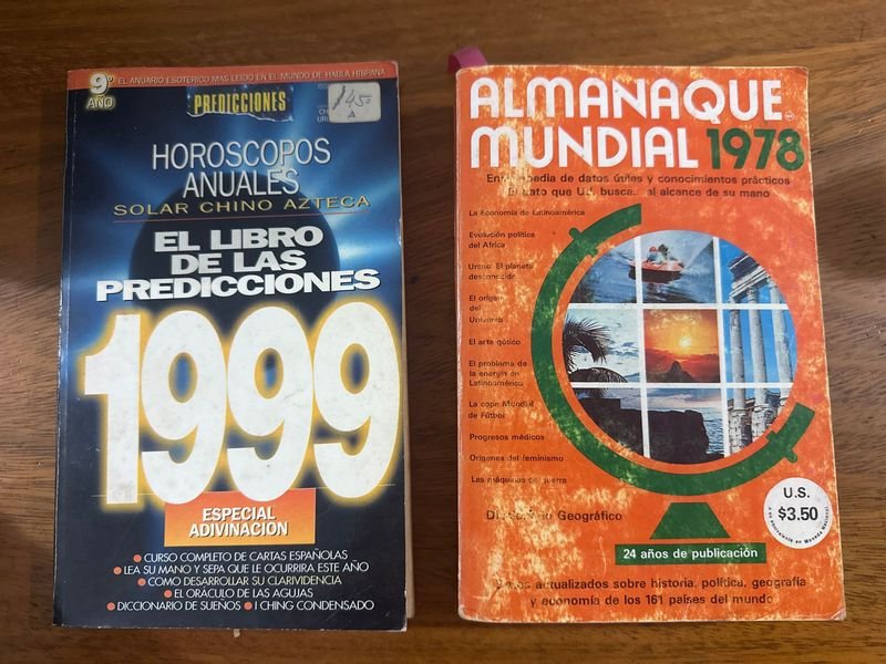 Lote siguiente: Libro de Horóscopos 1978 y 1999