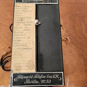 Marcador Telefónico Automático Antiguo Telerapid G.m.b.H. Berlín - imagen 2