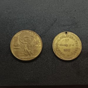 Lote de 2 Medallas de José Battle y Ordoñez (1907, 1911) - Bronce - imagen 3