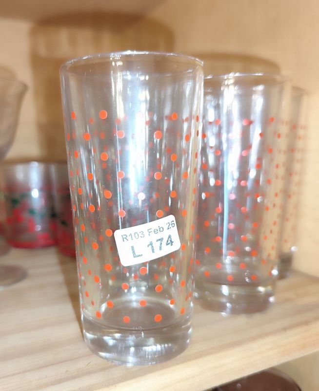 2 conjuntos de 6 vasos coloridos: 6 altos y 6 bajos - imagen 2