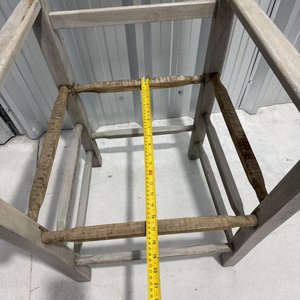 Par de Sillas Altas Rústicas para Restaurar - imagen 5
