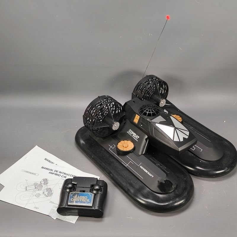 Hovercraft radio control, escala 1/32 alta velocidad en el agua y en la tierra - imagen 7
