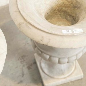 Par de Copones de Mármol Blancos con Detalles - imagen 2