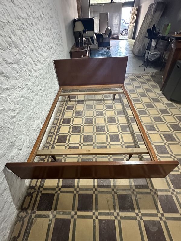 Cama Dos Plazas Estilo Americano - Muebles Antiguos - imagen 3