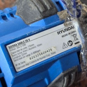Sierra Sable Recíproca Hyundai 20V con Cargador y Batería - imagen 6