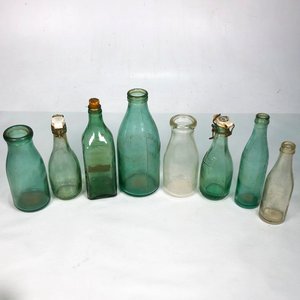 Lote siguiente: Lote de Botellones Antiguos de Vidrio Hialino