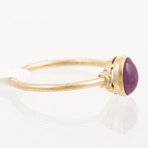 Anillo de Oro 18k con Rubí Cabuchón - imagen 2