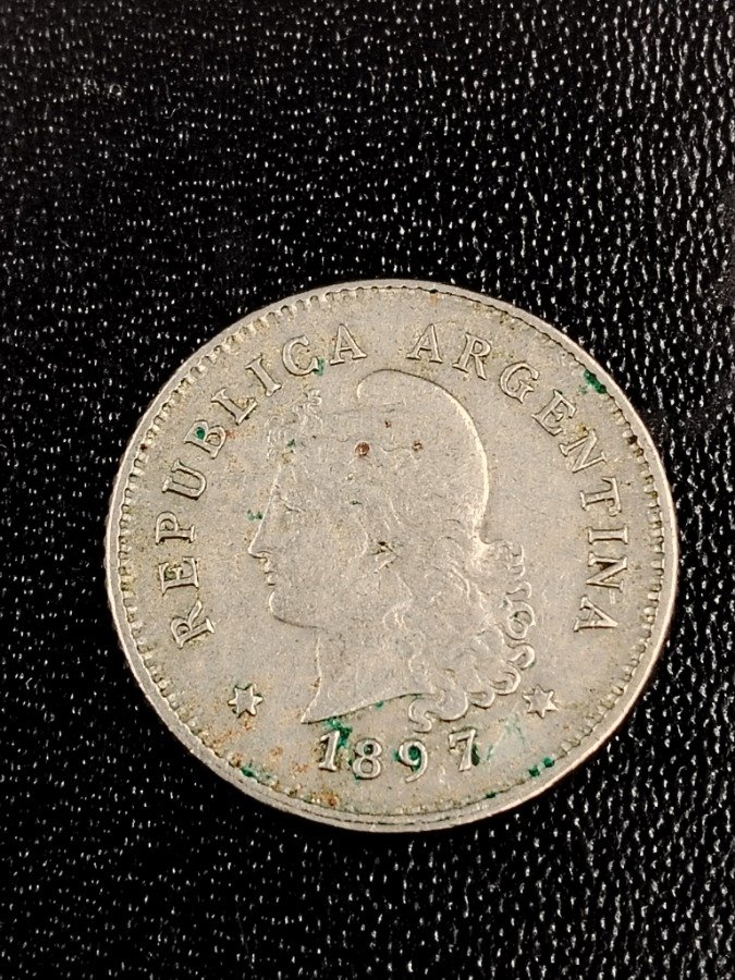 Moneda Argentina 10 Centavos Año 1897