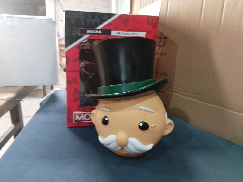 Alcancía Mr. Monopoly Sombrero Negro